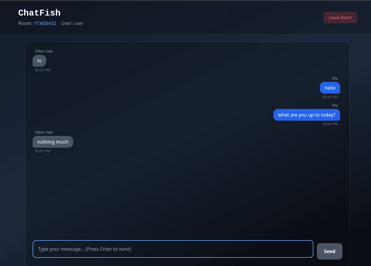 ChatFish project screenshot