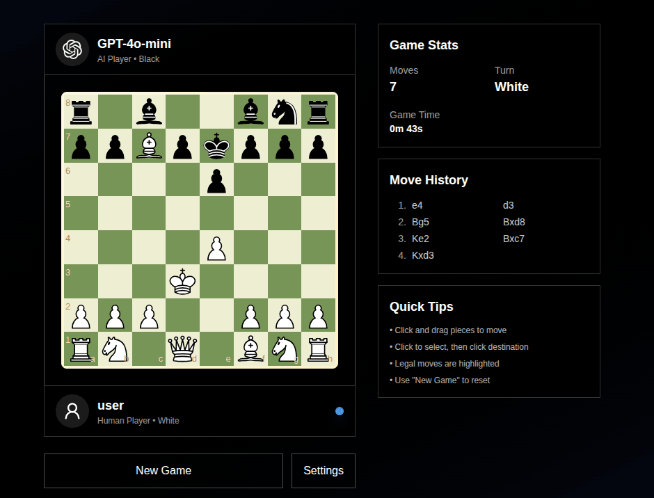 Chess project screenshot
